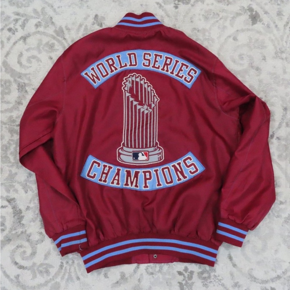 Philadelphia Phillies 1980 World Series Champions Carl Banks G-III Jacket M